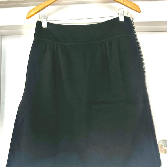 Vintage Krizia black cashmere mini skirt with multi button detail - Picture 8 of 8